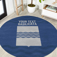Personalized Italy Basilicata Round Carpet Inspiration Flags Style