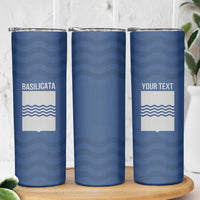 Personalized Italy Basilicata Skinny Tumbler Inspiration Flags Style