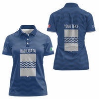 Personalized Italy Basilicata Women Polo Shirt Inspiration Flags Style