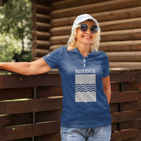 Personalized Italy Basilicata Women Polo Shirt Inspiration Flags Style