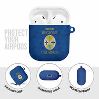 Personalized Italy Calabria AirPods Case Inspiration Flags Style - Wonder Print Shop