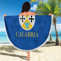 Personalized Italy Calabria Beach Blanket Inspiration Flags Style