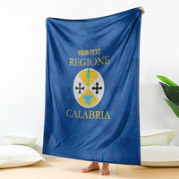 Personalized Italy Calabria Blanket Inspiration Flags Style