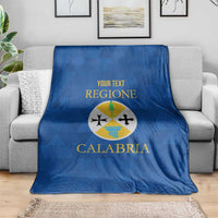 Personalized Italy Calabria Blanket Inspiration Flags Style