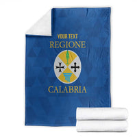 Personalized Italy Calabria Blanket Inspiration Flags Style