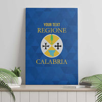 Personalized Italy Calabria Canvas Wall Art Inspiration Flags Style