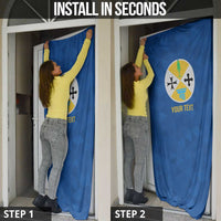 Personalized Italy Calabria Door Cover Inspiration Flags Style - Wonder Print Shop