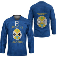 Personalized Italy Calabria Hockey Jersey Inspiration Flags Style - Wonder Print Shop