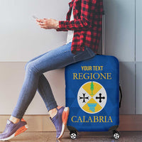 Personalized Italy Calabria Luggage Cover Inspiration Flags Style
