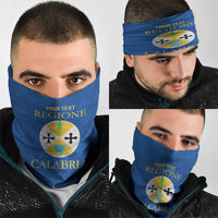 Personalized Italy Calabria Neck Gaiter Inspiration Flags Style - Wonder Print Shop