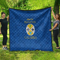 Personalized Italy Calabria Quilt Inspiration Flags Style