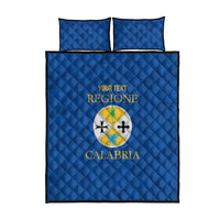 Personalized Italy Calabria Quilt Bed Set Inspiration Flags Style