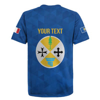 Personalized Italy Calabria Rugby Jersey Inspiration Flags Style