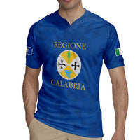 Personalized Italy Calabria Rugby Jersey Inspiration Flags Style