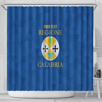 Personalized Italy Calabria Shower Curtain Inspiration Flags Style