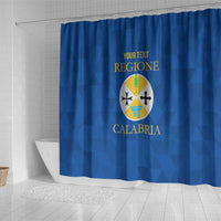 Personalized Italy Calabria Shower Curtain Inspiration Flags Style