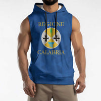 Personalized Italy Calabria Sleeveless Hoodie Inspiration Flags Style - Wonder Print Shop