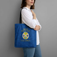 Personalized Italy Calabria Tote Bag Inspiration Flags Style - Wonder Print Shop