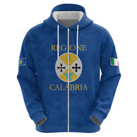 Personalized Italy Calabria Zip Hoodie Inspiration Flags Style