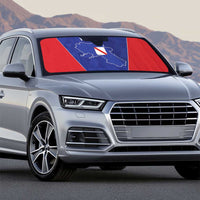 Personalized Italy Campania Auto Sun Shade Inspiration Flags Style - Wonder Print Shop