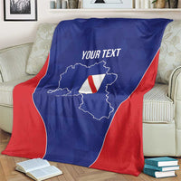 Personalized Italy Campania Blanket Inspiration Flags Style