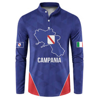 Personalized Italy Campania Button Sweatshirt Inspiration Flags Style