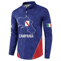 Personalized Italy Campania Button Sweatshirt Inspiration Flags Style