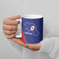 Personalized Italy Campania Ceramic Mug Inspiration Flags Style - Wonder Print Shop