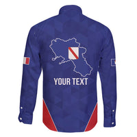 Personalized Italy Campania Family Matching Long Sleeve Bodycon Dress and Hawaiian Shirt Inspiration Flags Style