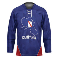 Personalized Italy Campania Hockey Jersey Inspiration Flags Style - Wonder Print Shop