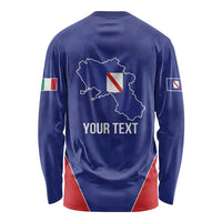 Personalized Italy Campania Long Sleeve Shirt Inspiration Flags Style