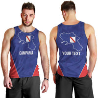 Personalized Italy Campania Men Tank Top Inspiration Flags Style