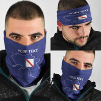 Personalized Italy Campania Neck Gaiter Inspiration Flags Style - Wonder Print Shop