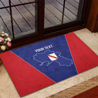 Personalized Italy Campania Rubber Doormat Inspiration Flags Style