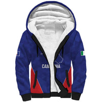Personalized Italy Campania Sherpa Hoodie Inspiration Flags Style