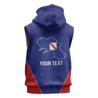 Personalized Italy Campania Sleeveless Zip Hoodie Inspiration Flags Style - Wonder Print Shop