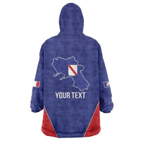 Personalized Italy Campania Wearable Blanket Hoodie Inspiration Flags Style