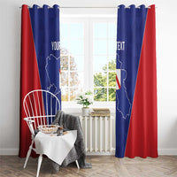 Personalized Italy Campania Window Curtain Inspiration Flags Style
