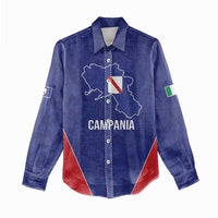Personalized Italy Campania Women Casual Shirt Inspiration Flags Style