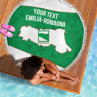 Personalized Italy Emilia-Romagna Beach Blanket Inspiration Flags Style