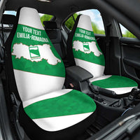 Personalized Italy Emilia-Romagna Car Seat Cover Inspiration Flags Style