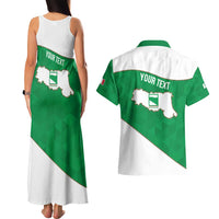 Personalized Italy Emilia-Romagna Couples Matching Tank Maxi Dress and Hawaiian Shirt Inspiration Flags Style