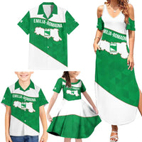 Personalized Italy Emilia-Romagna Family Matching Summer Maxi Dress and Hawaiian Shirt Inspiration Flags Style