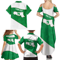 Personalized Italy Emilia-Romagna Family Matching Summer Maxi Dress and Hawaiian Shirt Inspiration Flags Style