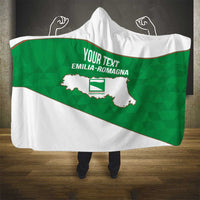 Personalized Italy Emilia-Romagna Hooded Blanket Inspiration Flags Style