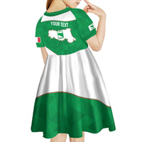 Personalized Italy Emilia-Romagna Kid Short Sleeve Dress Inspiration Flags Style