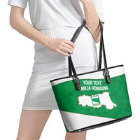 Personalized Italy Emilia-Romagna Leather Tote Bag Inspiration Flags Style