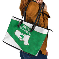 Personalized Italy Emilia-Romagna Leather Tote Bag Inspiration Flags Style