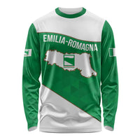 Personalized Italy Emilia-Romagna Long Sleeve Shirt Inspiration Flags Style
