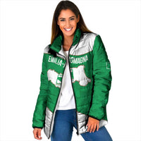 Personalized Italy Emilia-Romagna Padded Jacket Inspiration Flags Style - Wonder Print Shop